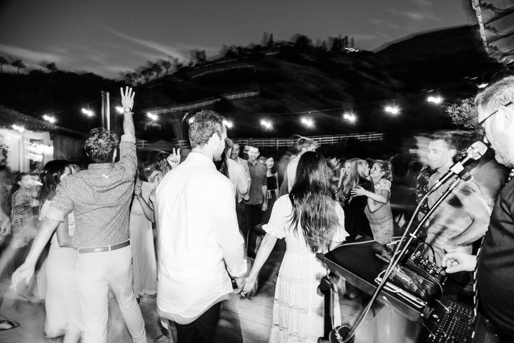 Camarillo wedding photography ; bride and groom on dance floor at the end of the night
