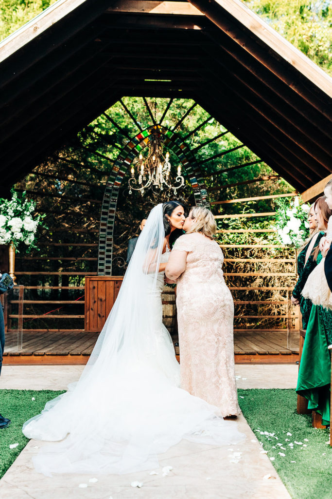 Avalon Legacy Ranch wedding photography; bride greeting