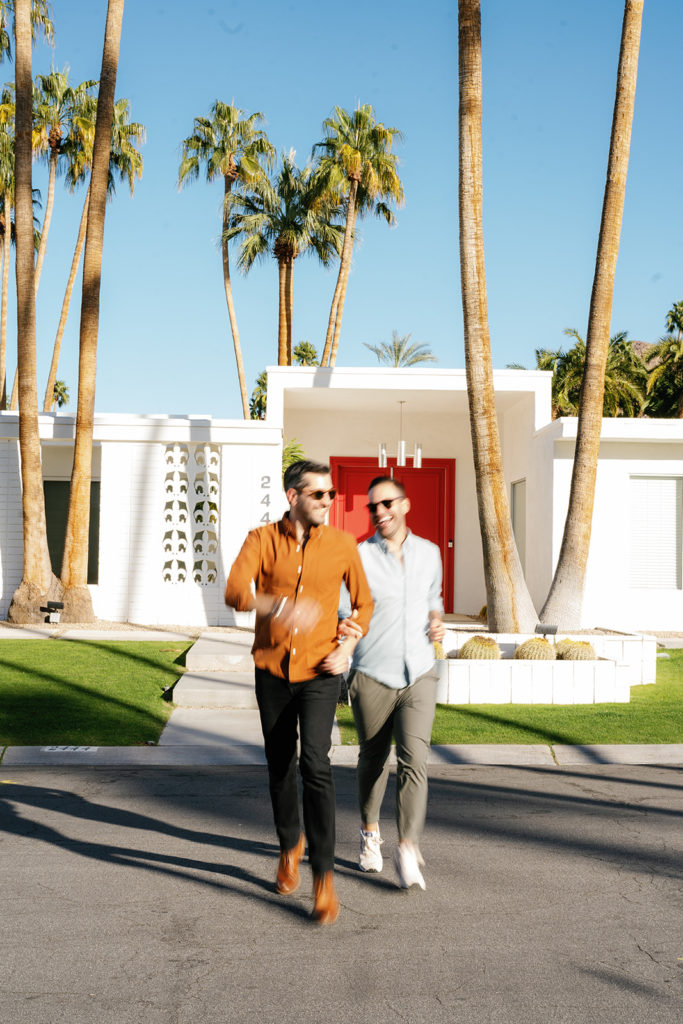 palm springs engagement photos